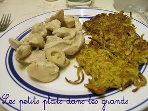 Poulet crème-moutarde aux oignons nouveaux recettes plats Recette du poulet aux oignons