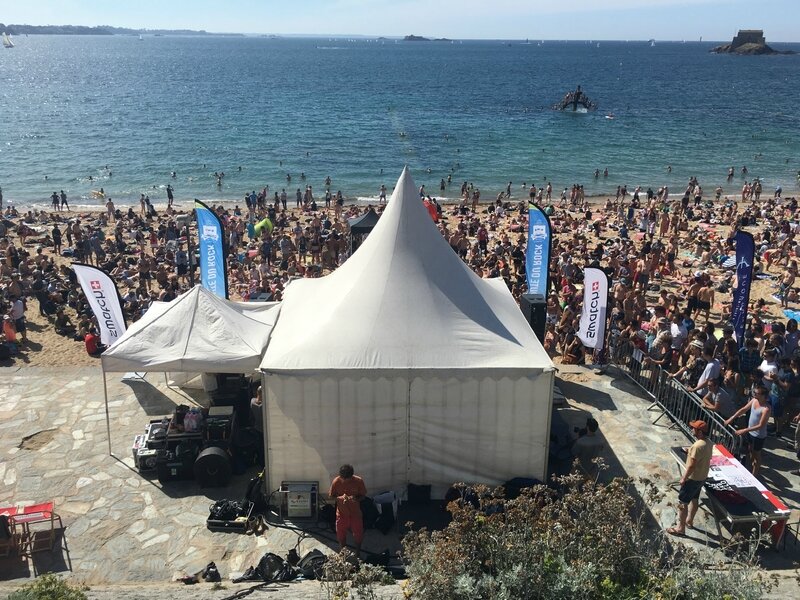 festival La Route du Rock 2016 Saint-Malo plage Bon Secours
