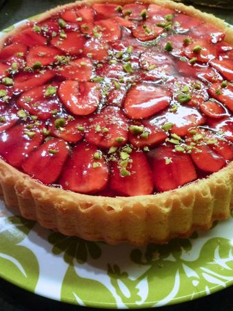fausse tarte aux fraises 1