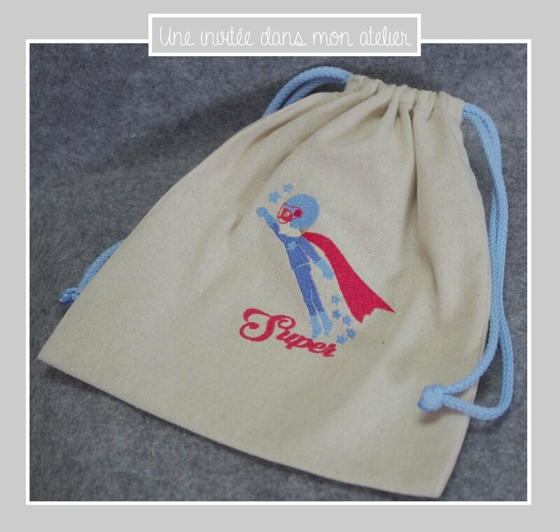 sac-super héro-bleu-cadeau petit garçon