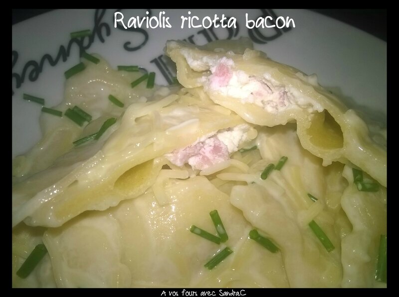 Raviolis ricotta bacon 4