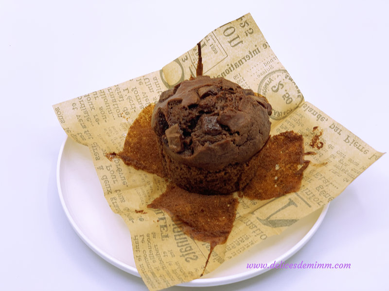 Muffins moelleux aux 2 chocolats 4