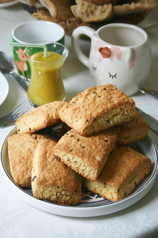 Scones au grué de cacao - Minouchka passion culinaire
