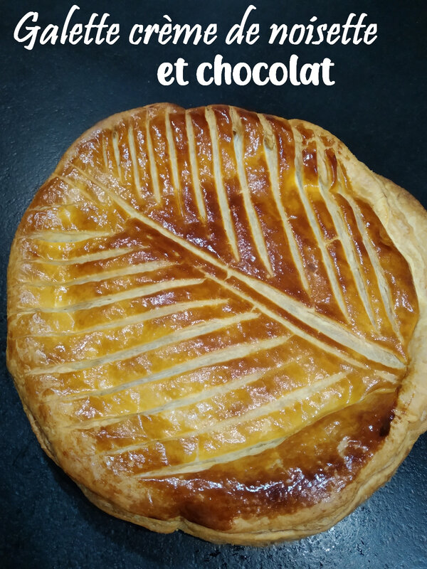 galette crème de noisette chocolat