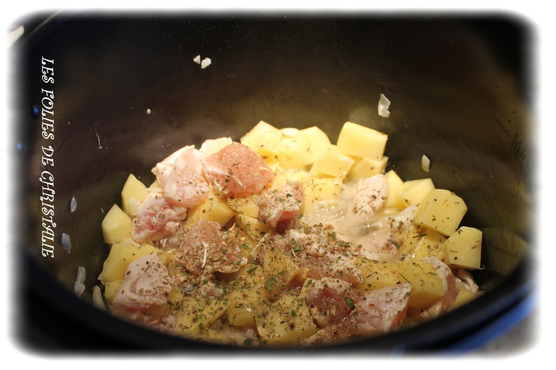 Cocotte poulet pommes de terre Cookéo 1