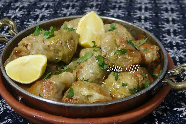 rzaymet yomma, chou farci sauce rouge , dolma kromb 6