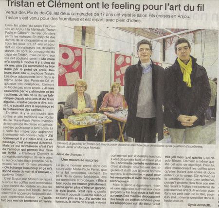 article ouest france 30 janvier 2012