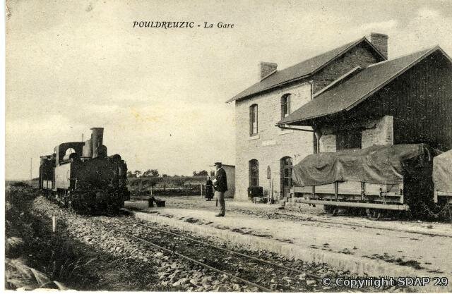 La gare Pouldreuzic