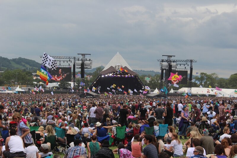 Glastonbury festival 26 juin 2015 Pyramid stage arena