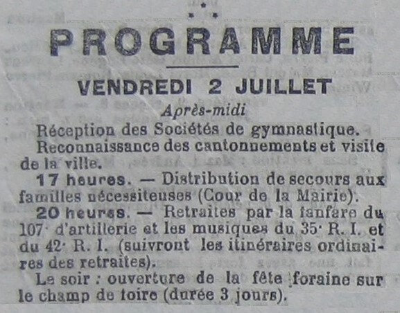 1920 07 03 Pétain 3 & 4 juillet La Frontière 2R