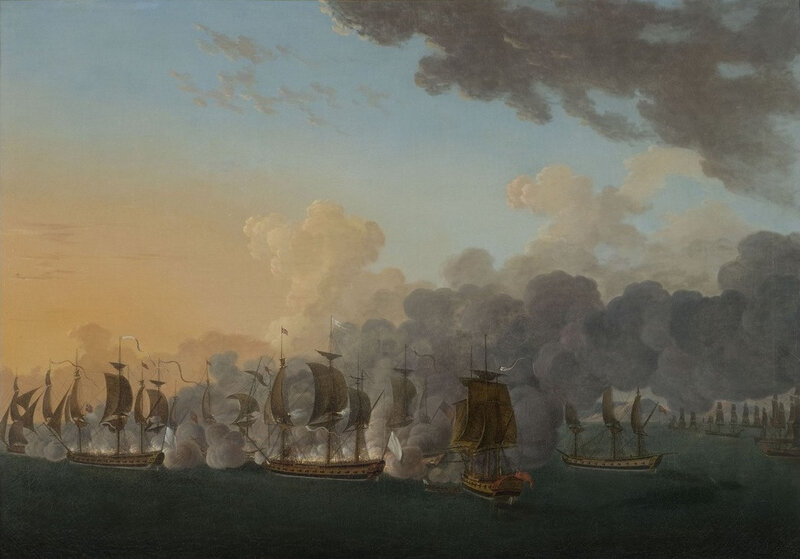 Combat_naval_de_Louisbourg_1781