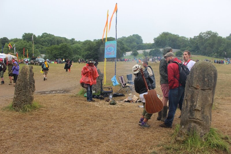 Glastonbury festival 2015 Sacred Space King's Meadow Field Green Fields