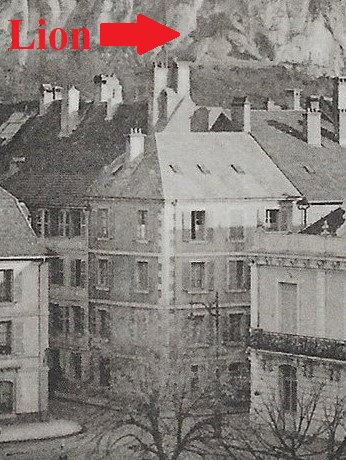 Belfort CPA Place République n°21 Monument 3 Sièges Vieille ville 24R