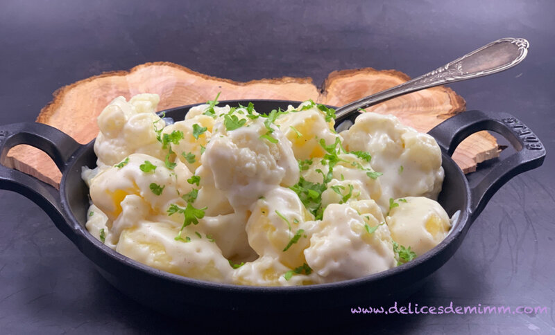 Chou-fleur et pommes de terre à la béchamel 4