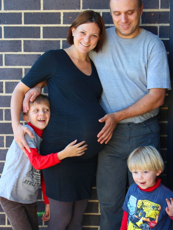 Garance 8-5 months pregnant with Hugo-Bis