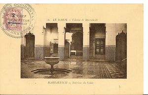 1147___18_LE_MAROC_MARRAKESCH_Int_rieur_du_Palais_Maillet