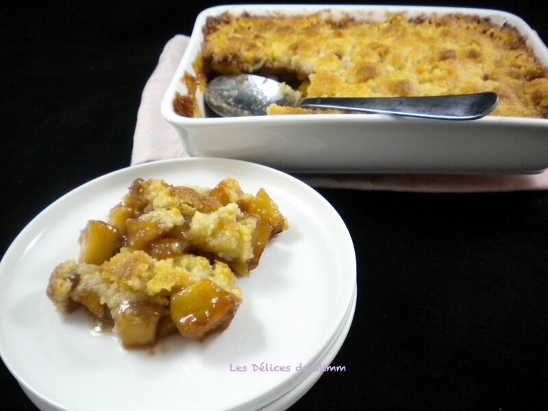 Crumble aux pommes et caramel au beurre salé de Cyril Lignac 2