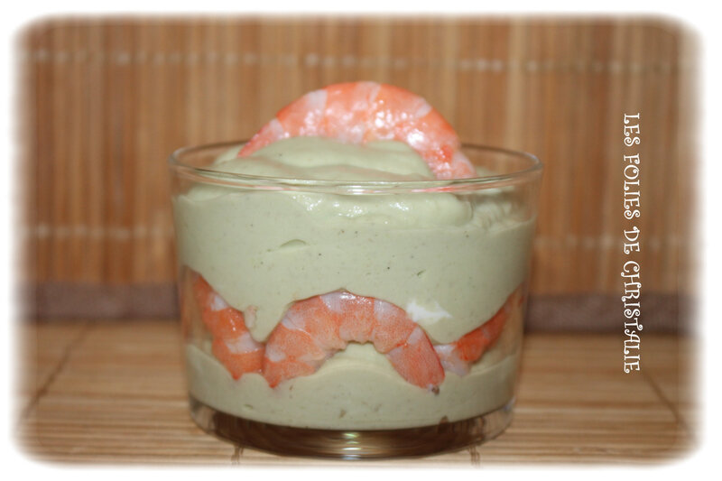 Verrine avocat crevettes 6