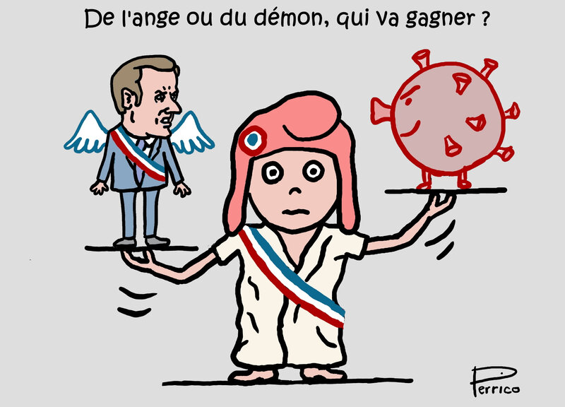 Macron contre le Covid