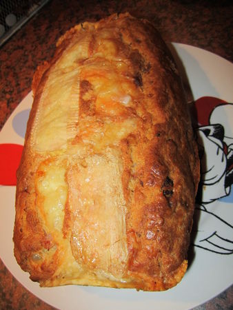 recettes entrees cake aux olives et lardons