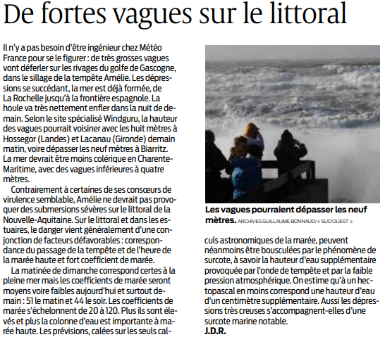 2019 11 02 SO De fortes vagues sur le littoral