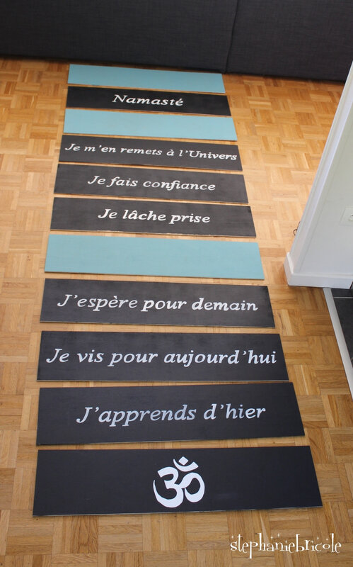 pensée positive escalier