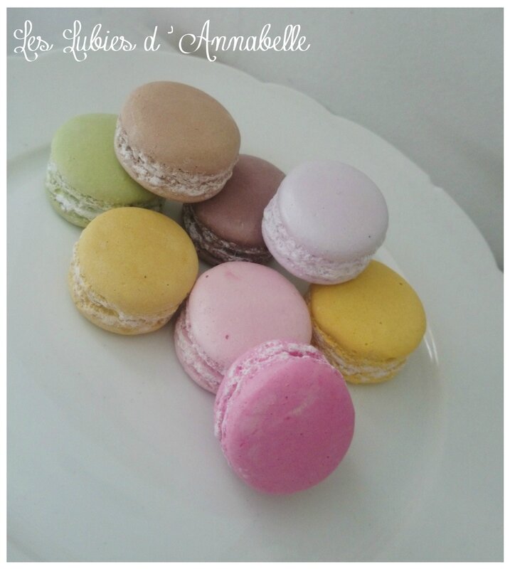 Macarons plâtre shabby