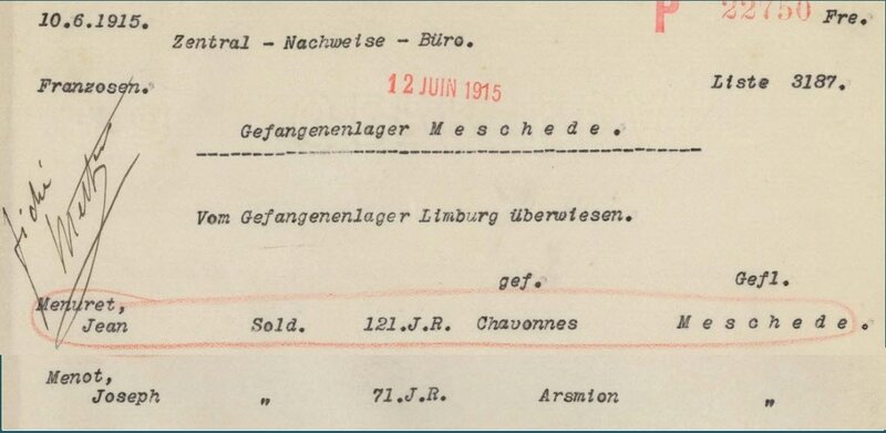 MENOT Joseph - Camp Meschede