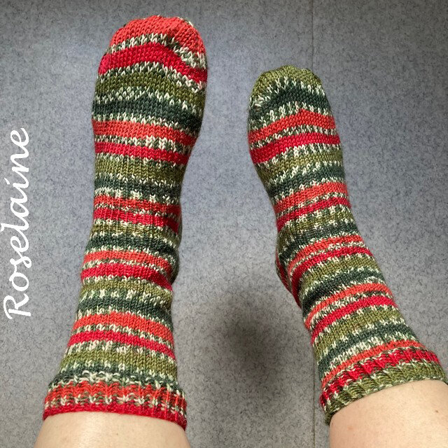 Roselaine Christmas socks 1