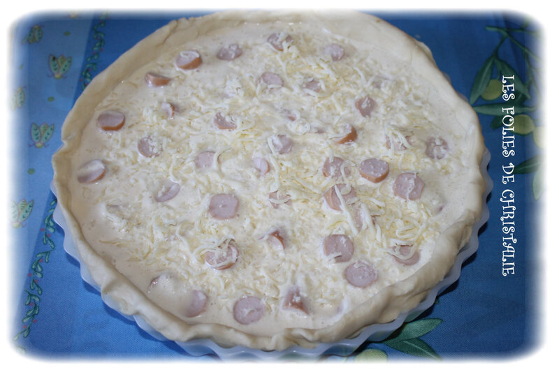 Quiche saucisses 5