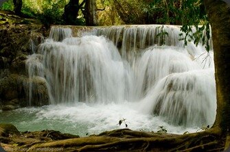 Laos Luang Prabang cascades