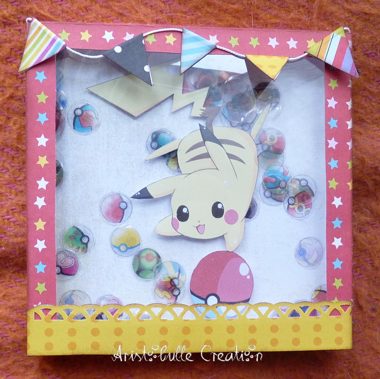 Carte shaker box Pikachu - 23 fév 11