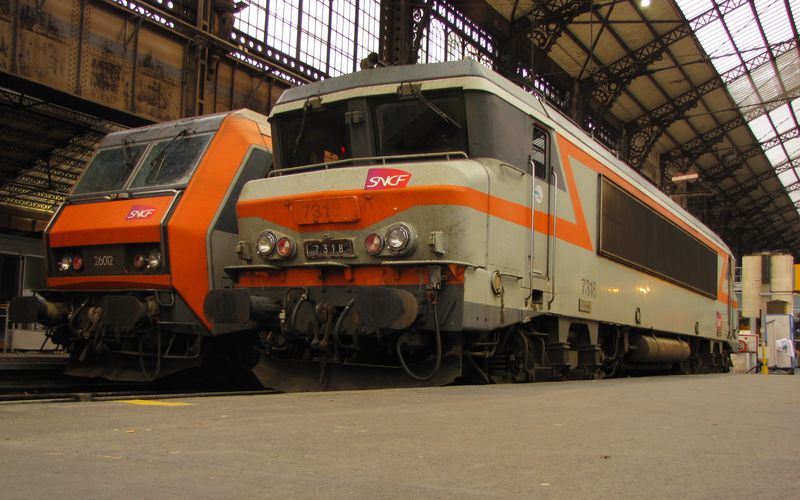 BB 26012 + 7318, Paris Austerlitz