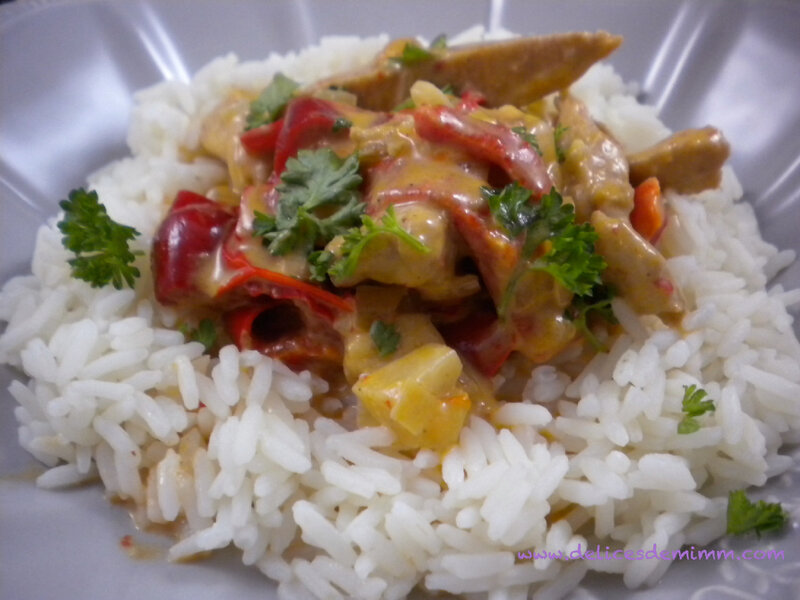 Poulet aux poivrons, recette rapide 5