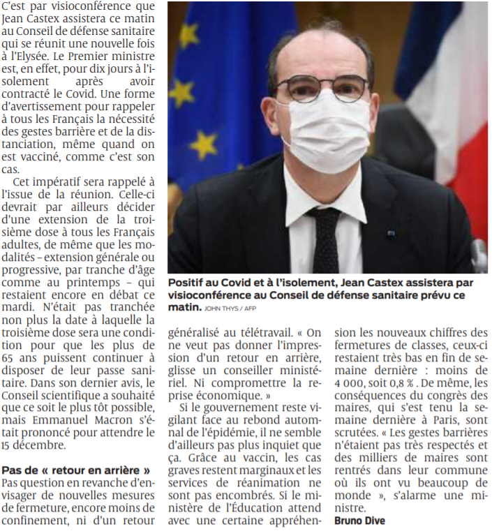 2021 11 24 SO Face au rebond automnal un Conseil de défense sanitaire très attendu2
