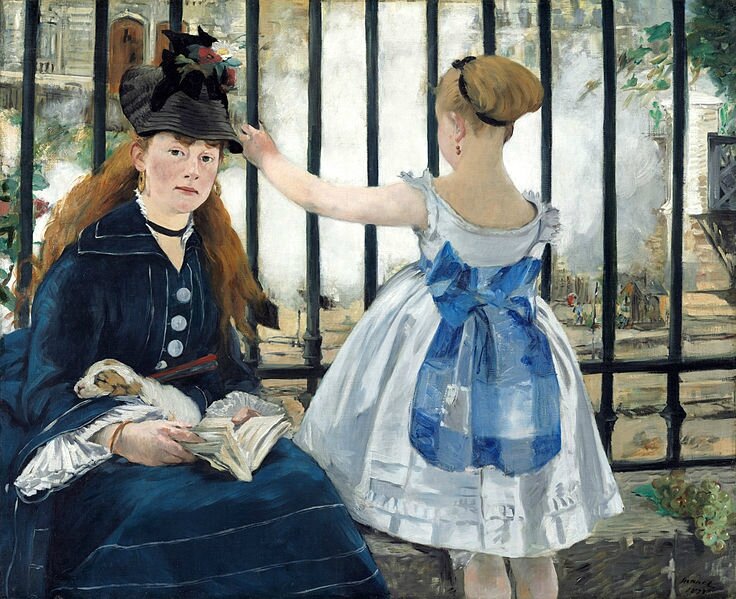 Manet, le chemin de fer
