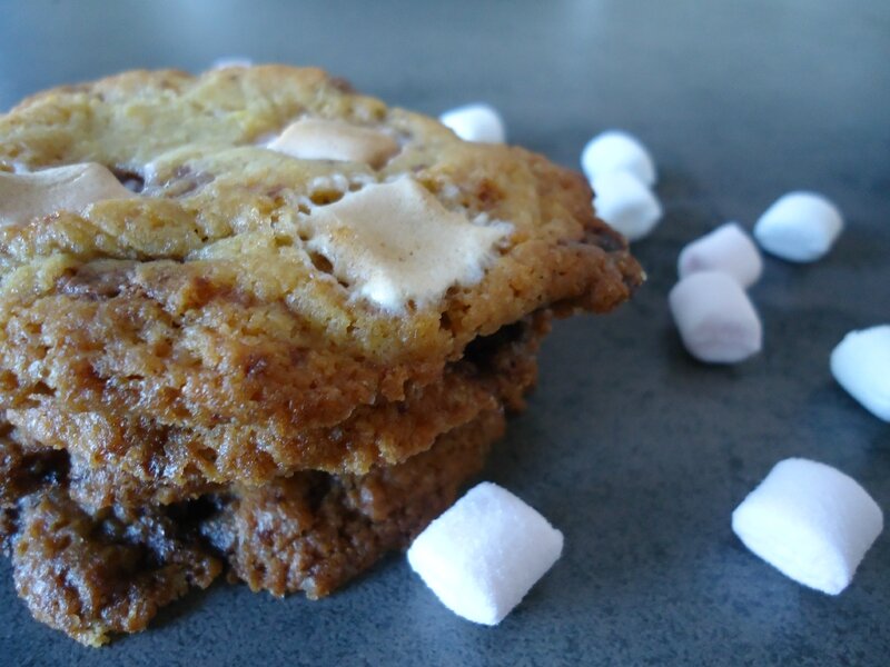 cookies smores toblerone, chamallow 1