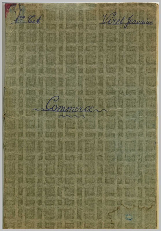 Cahier de Jeannine
