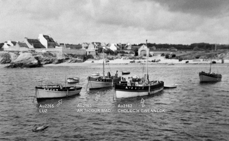 Ch39 - Les bateaux du Loch Primelin vers 1960