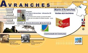 site internet ville Avranches 2011