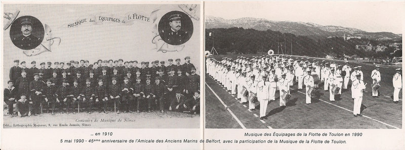 1990 05 05 Belfort CPM 45e Anniv Amicale des Anciens Marins de Belfort R