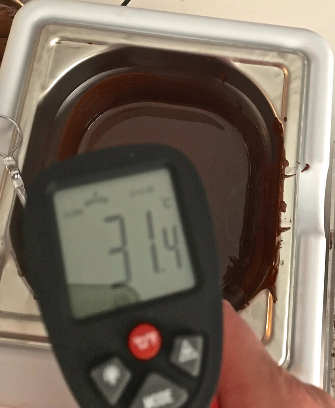 température du chocolat