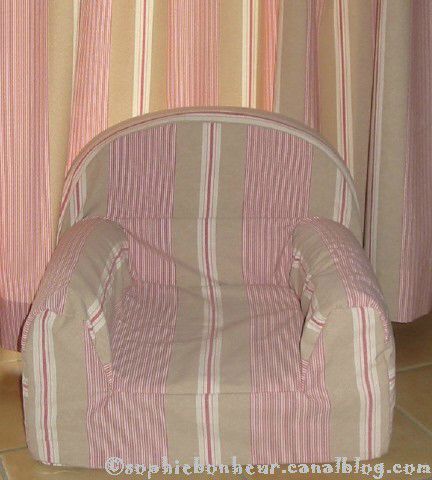 couture fauteuil fini