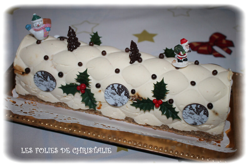 Bûche caramel noix 27