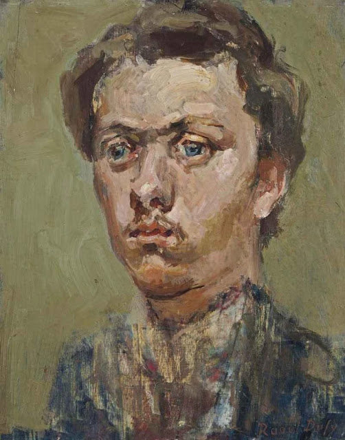 12:1898 Raoul Dufy 1898 Self Portrait oil on panel 27