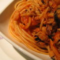 Recette express : spaghetti au blé complet aux <b>fruits</b> de <b>mer</b>