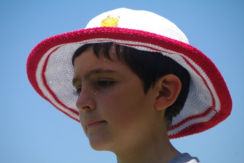 crocheter un chapeau de soleil