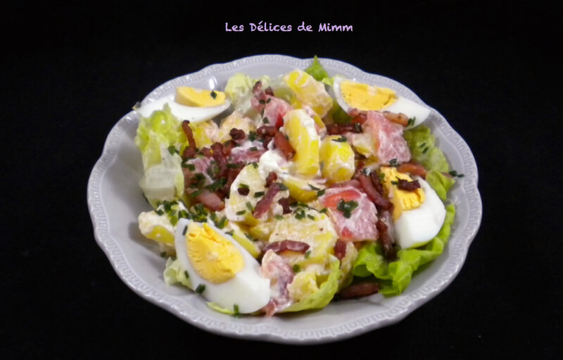 Salade froide de pommes de terre aux lardons 2