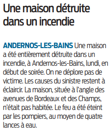 2022 06 01 SO Andernos Une maison détruite dans un incendie