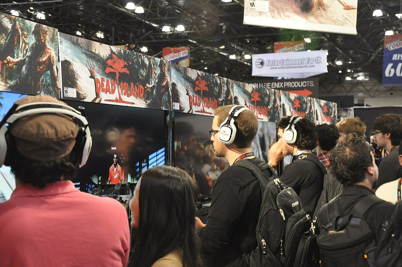 Le jeu « Dead Island » à la New York Comic Con de 2011